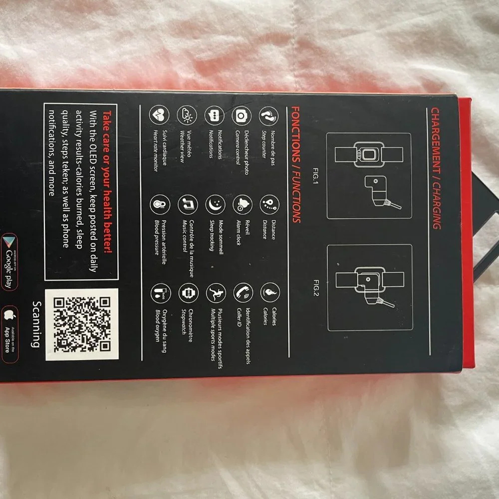 BRAND NEW Lintelek Smart Fitness Watch 1.3” Screen (Gray) - Picture 4 of 4